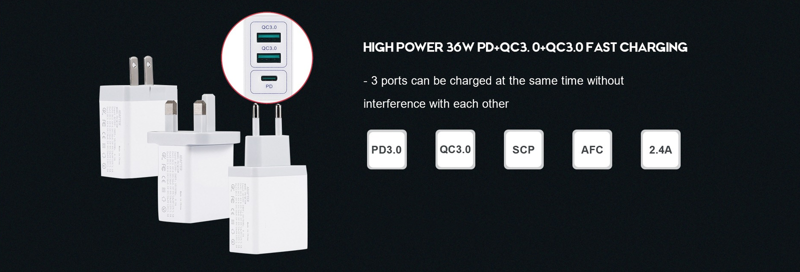 Adaptadores y Cargadores